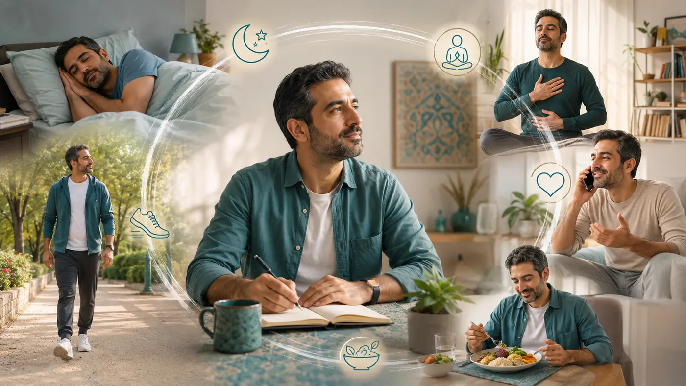 برنامه روزانه برای مدیریت محرک‌ها